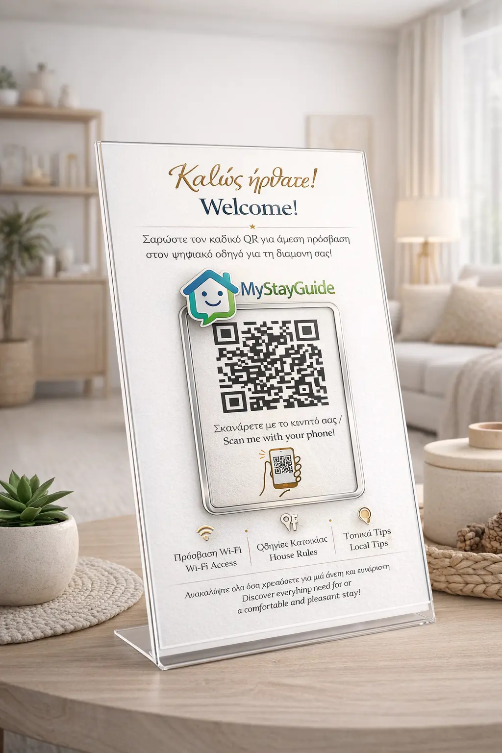 QR guide στο κατάλυμα